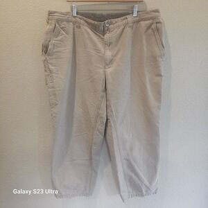Columbia utility, men's, Baggy pants with reinforced knees, sz 42X30, distressed